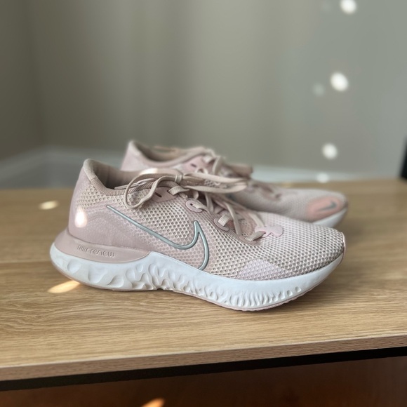 Nike Shoes - Nike Blush and White Running Shoes